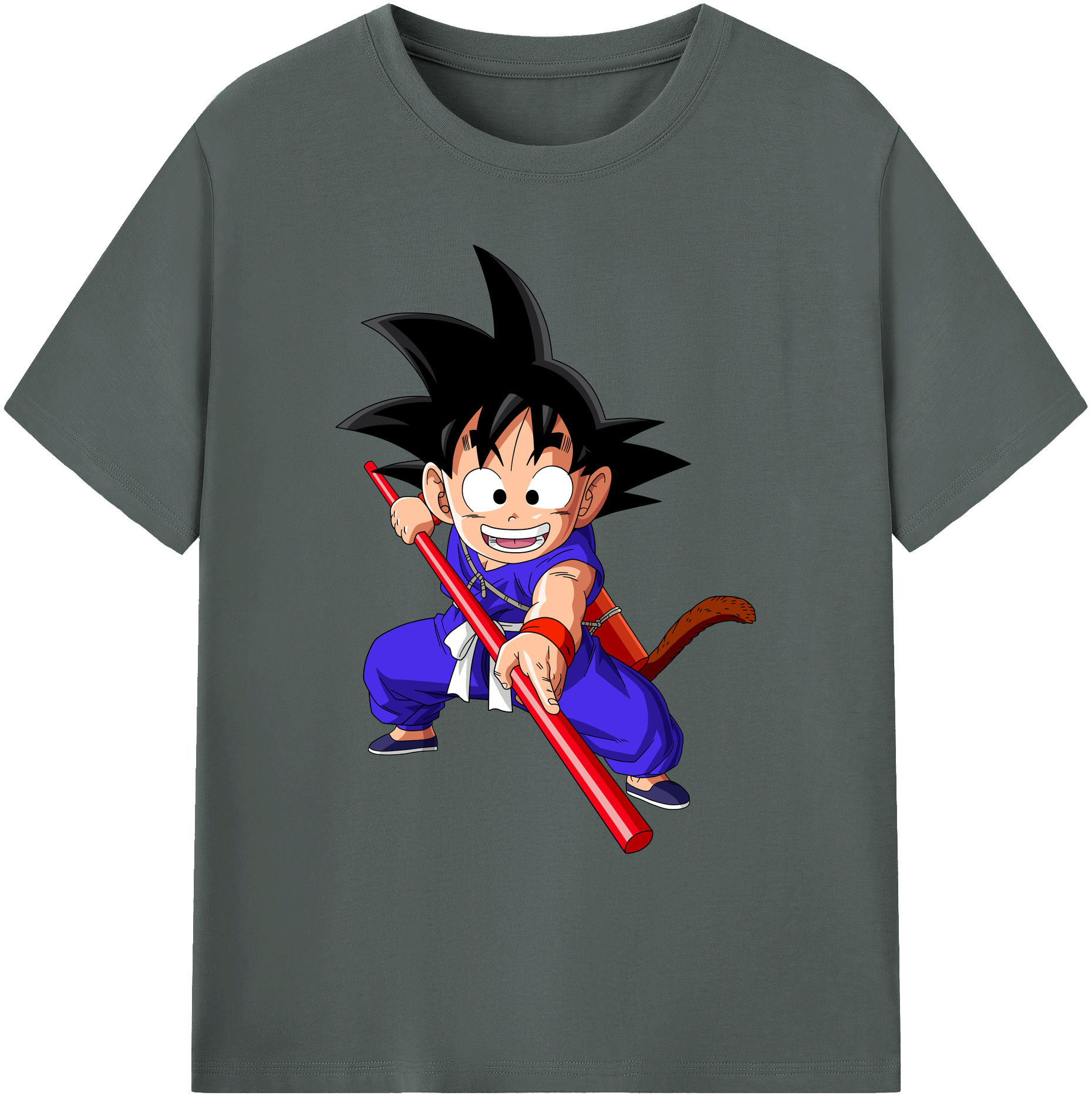 （画像用） ドラゴンボール 孫悟空（そん ごくう）Son Goku カカロット DRAGON BALL Kakarotto 綿100％ メンズ半袖Tシャツ｜肌触りやわらか＆通気性